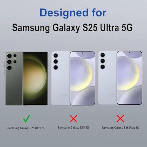Crystal Clear Hard Anti-Yellow Magnetic Case for Samsung S24 Ultra & S25 Ultra