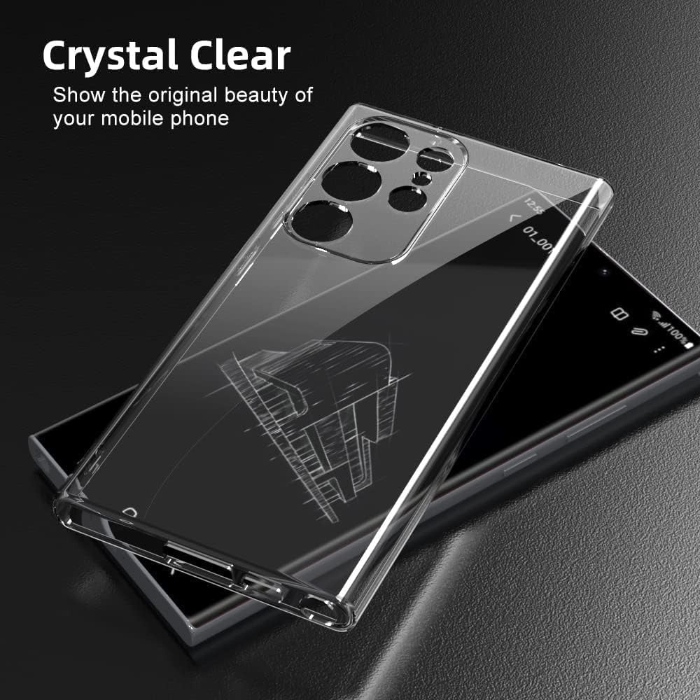 Crystal Clear Slim Design Anti-Yellow Durable Protection Case for Samsung S Series