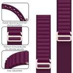 Alpine Nylon Loop Band with Metal G-Hook for iWatch 49mm (Ultra 2/Ultra), 45mm, 44mm, 42mm (Series 10/9/8/7/6/5/4/3/2/1/SE) – Adjustable & Secure Fit