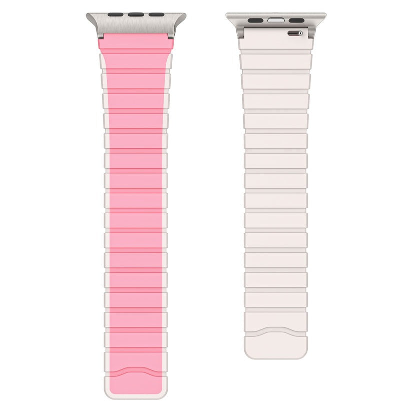 Luxury Magnetic Strap for iWatch 49mm (Ultra 2/Ultra), 46mm, 45mm, 44mm, 42mm – Compatible with Series 10/9/8/7/6/5/4/3/2/1/SE – Adjustable & Secure Fit