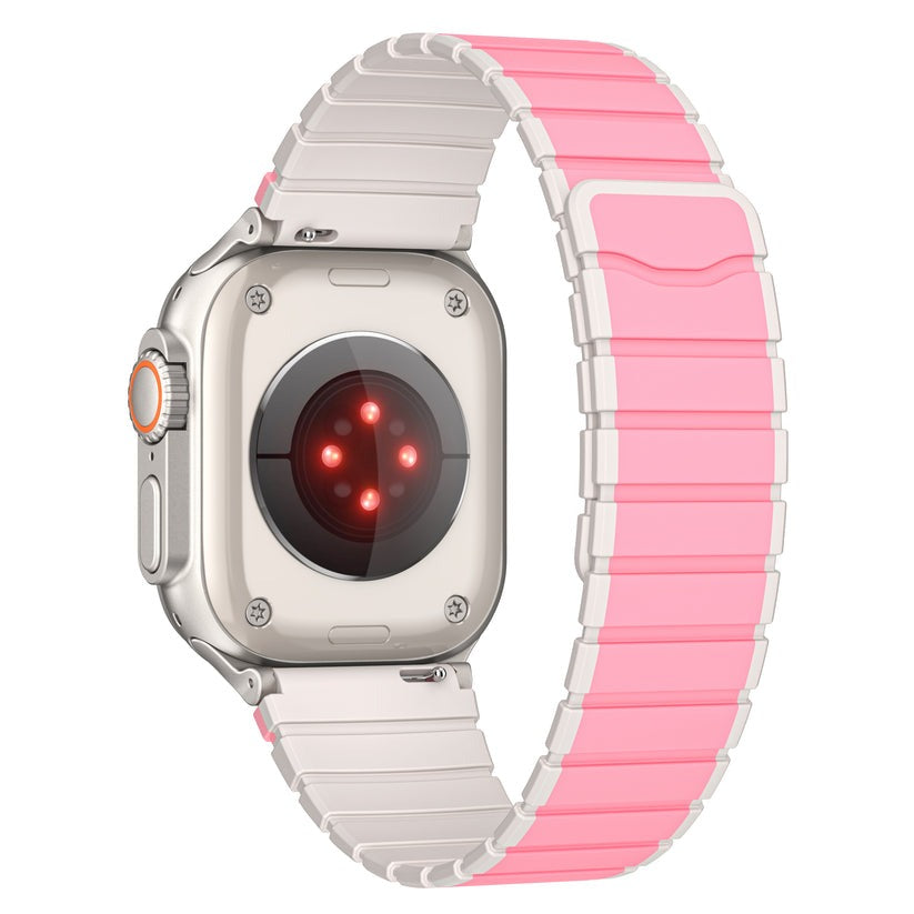 Luxury Magnetic Strap for iWatch 49mm (Ultra 2/Ultra), 46mm, 45mm, 44mm, 42mm – Compatible with Series 10/9/8/7/6/5/4/3/2/1/SE – Adjustable & Secure Fit