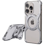 Metal X-Frame MagSafe Magnetic Rotating Ring Holder Case