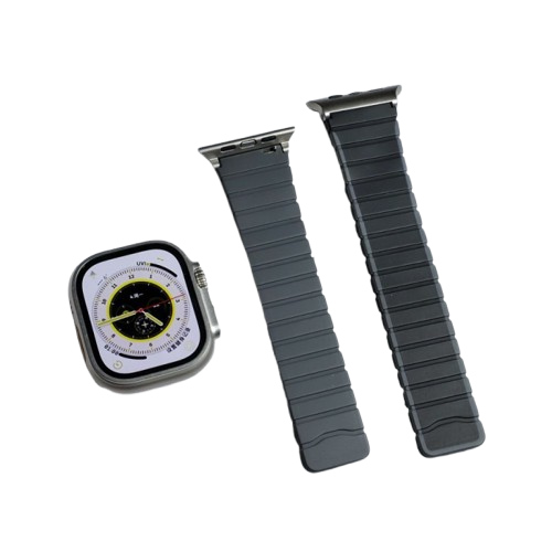 Luxury Magnetic Strap for iWatch 49mm (Ultra 2/Ultra), 46mm, 45mm, 44mm, 42mm – Compatible with Series 10/9/8/7/6/5/4/3/2/1/SE – Adjustable & Secure Fit