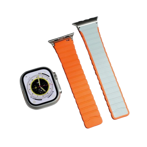 Luxury Magnetic Strap for iWatch 49mm (Ultra 2/Ultra), 46mm, 45mm, 44mm, 42mm – Compatible with Series 10/9/8/7/6/5/4/3/2/1/SE – Adjustable & Secure Fit