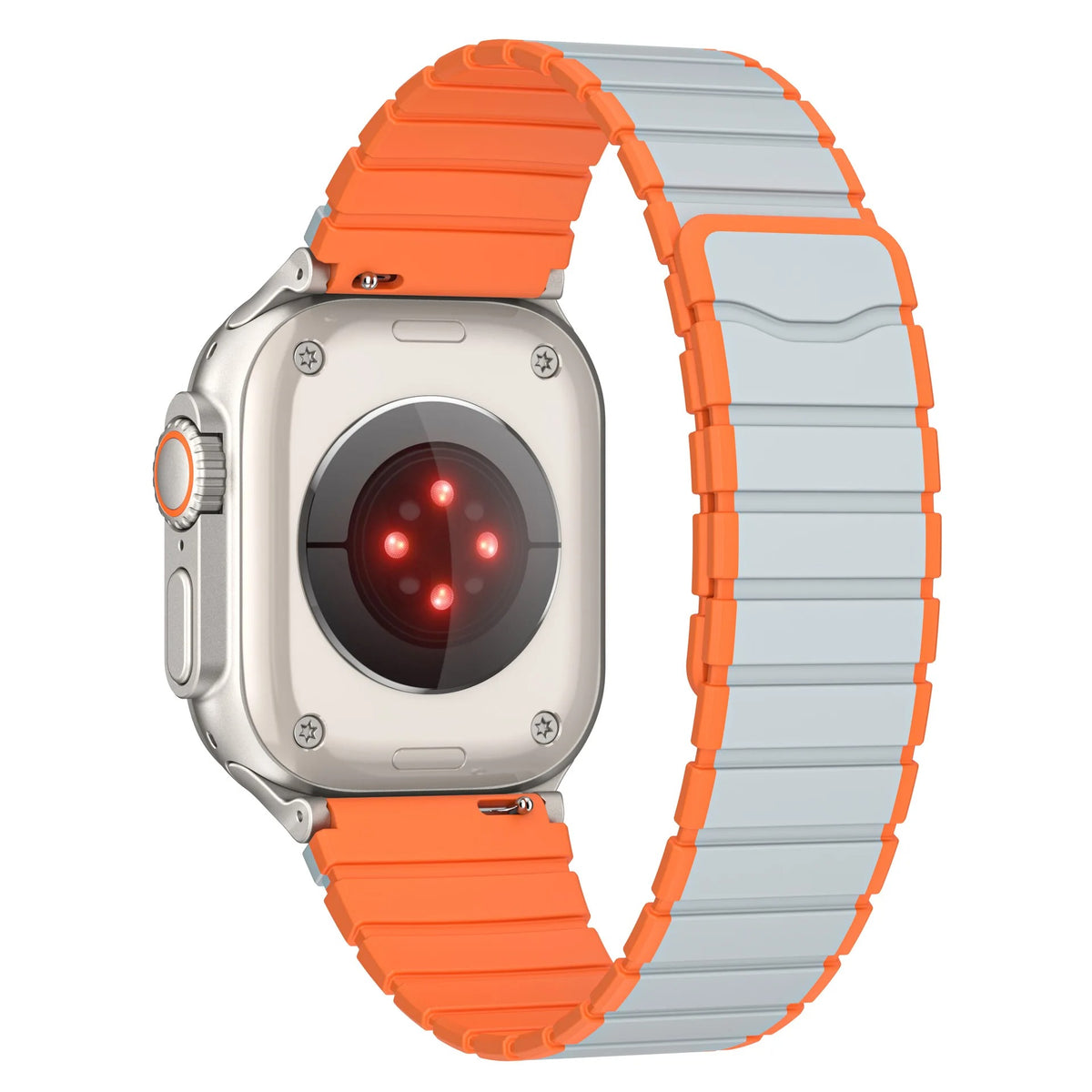 Luxury Magnetic Strap for iWatch 49mm (Ultra 2/Ultra), 46mm, 45mm, 44mm, 42mm – Compatible with Series 10/9/8/7/6/5/4/3/2/1/SE – Adjustable & Secure Fit