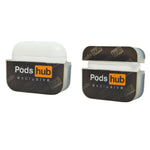 Modern Logo Print Soft Silicone Case for AirPods Pro / Pro 2