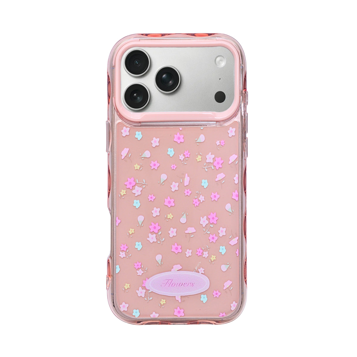 Cute Transparent Wavy Edge Phone Case for iPhone 17 Pro