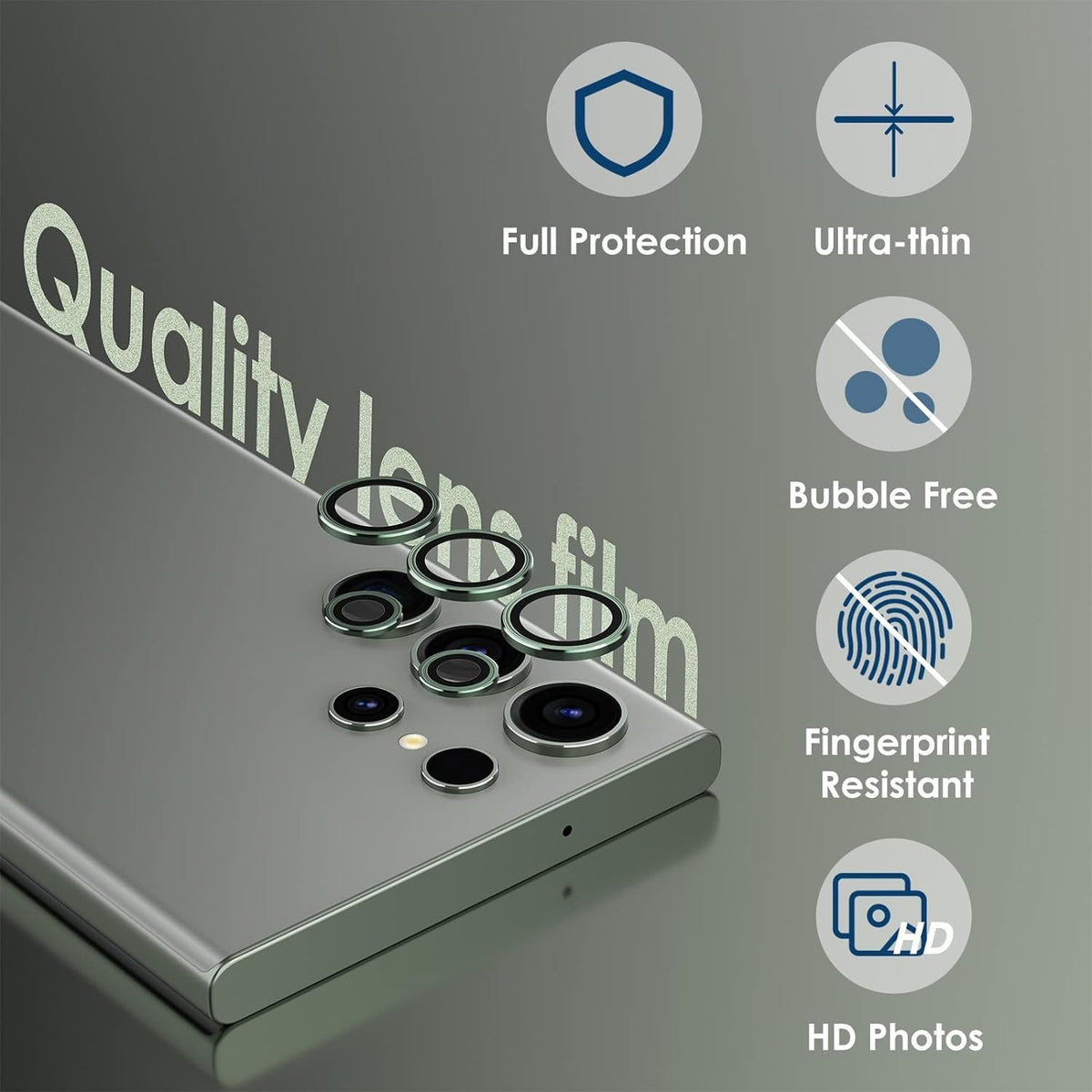 Premium Camera Lens Protector for Samsung Galaxy S24/S25 Ultra