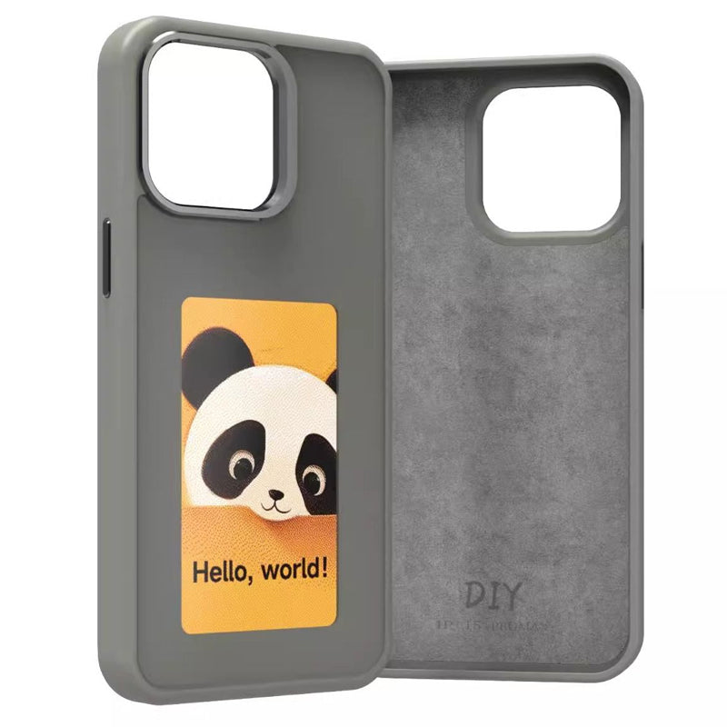 NFC Ink Screen Photo Change Case Protective Case for iPhone