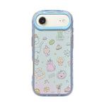 Cute Transparent Wavy Edge Phone Case for iPhone 17 Air