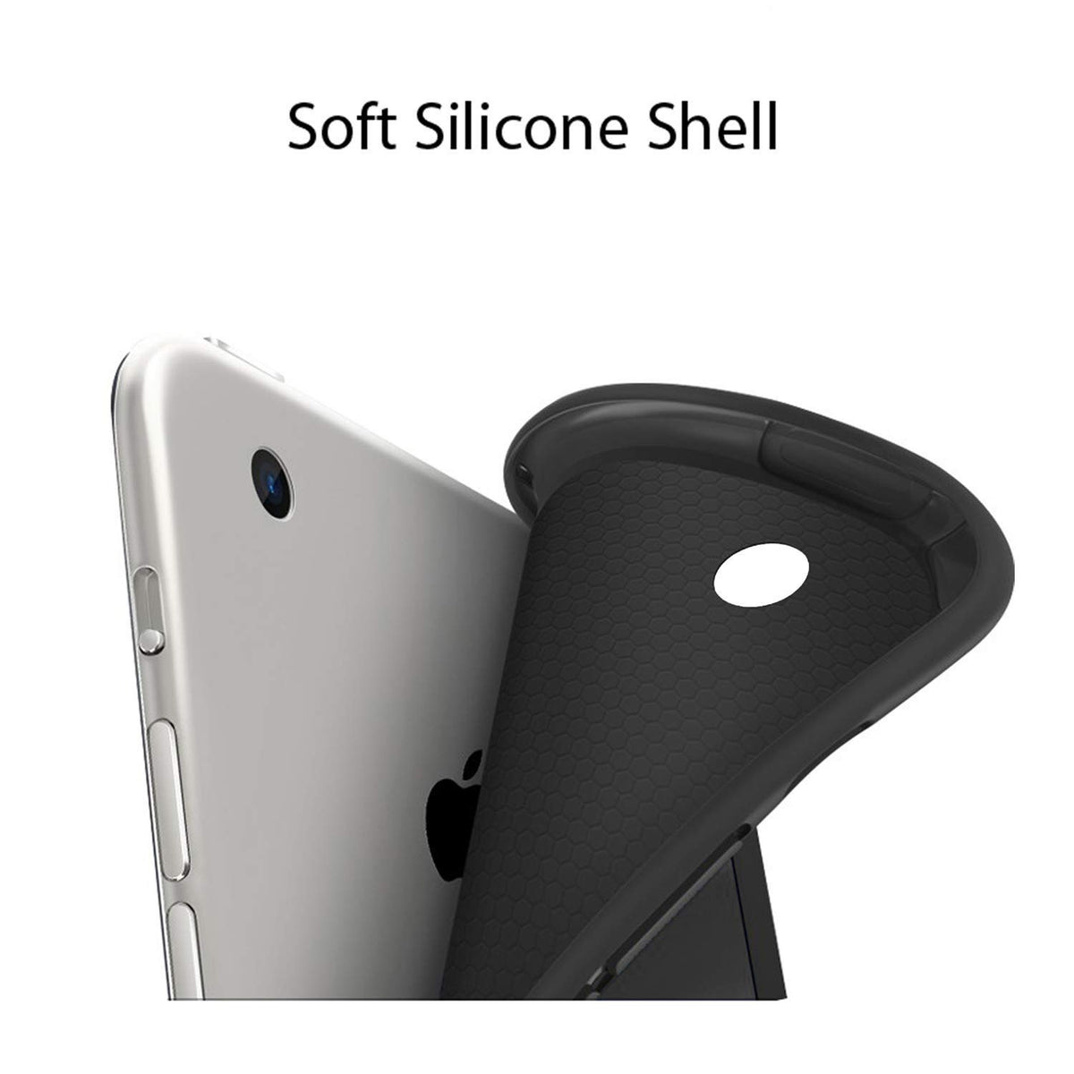 Smart Flexible & Protective Trifold iPad Case with Pencil Holder