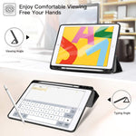 Smart Flexible & Protective Trifold iPad Case with Pencil Holder