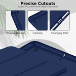 Smart Flexible & Protective Trifold iPad Case with Pencil Holder