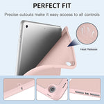 Smart Flexible & Protective Trifold iPad Case with Pencil Holder