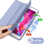 Smart Flexible & Protective Trifold iPad Case with Pencil Holder