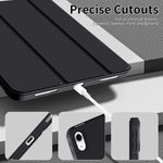 Smart Flexible & Protective Trifold iPad Case with Pencil Holder