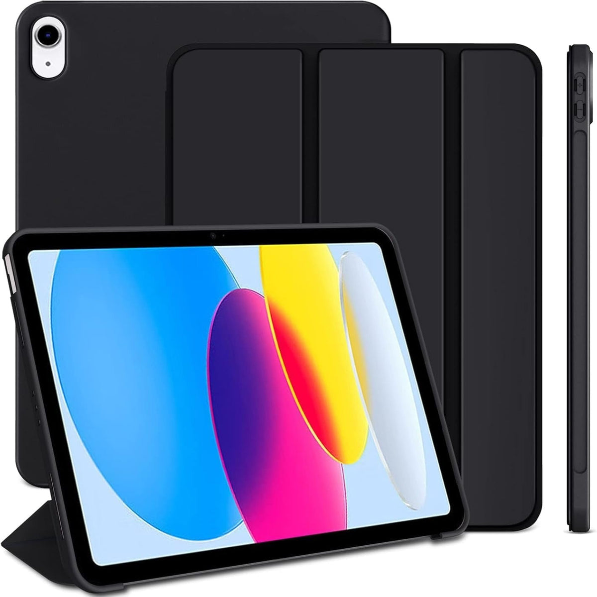 Smart Flexible & Protective Trifold iPad Case with Pencil Holder