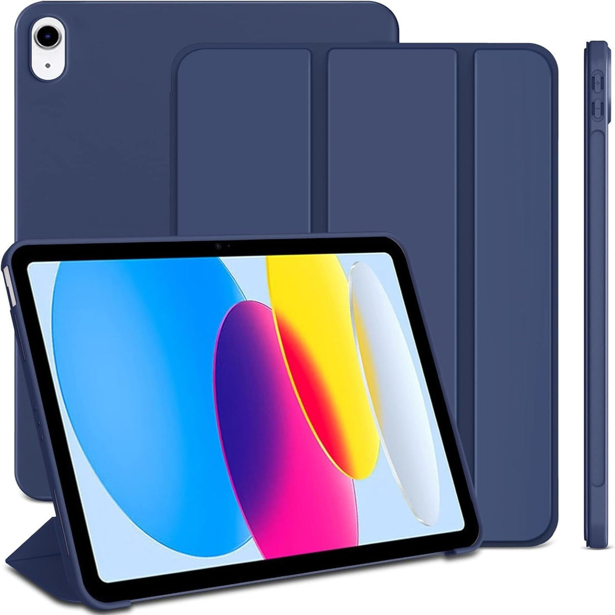 Smart Flexible & Protective Trifold iPad Case with Pencil Holder