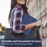 Smart Flexible & Protective Trifold iPad Case with Pencil Holder