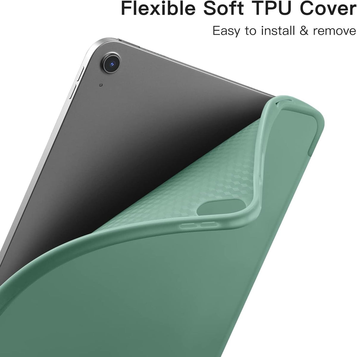 Smart Flexible & Protective Trifold iPad Case with Pencil Holder