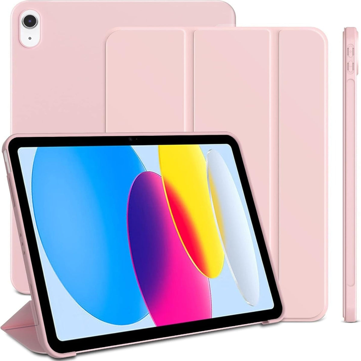 Smart Flexible & Protective Trifold iPad Case with Pencil Holder