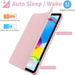 Smart Flexible & Protective Trifold iPad Case with Pencil Holder