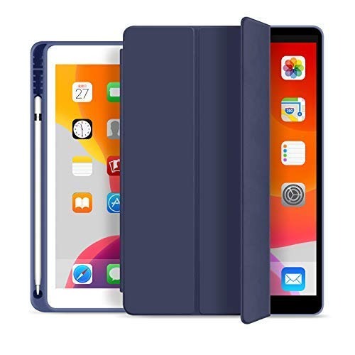 Smart Flexible & Protective Trifold iPad Case with Pencil Holder