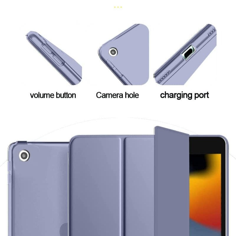Smart Flexible & Protective Trifold iPad Case with Pencil Holder
