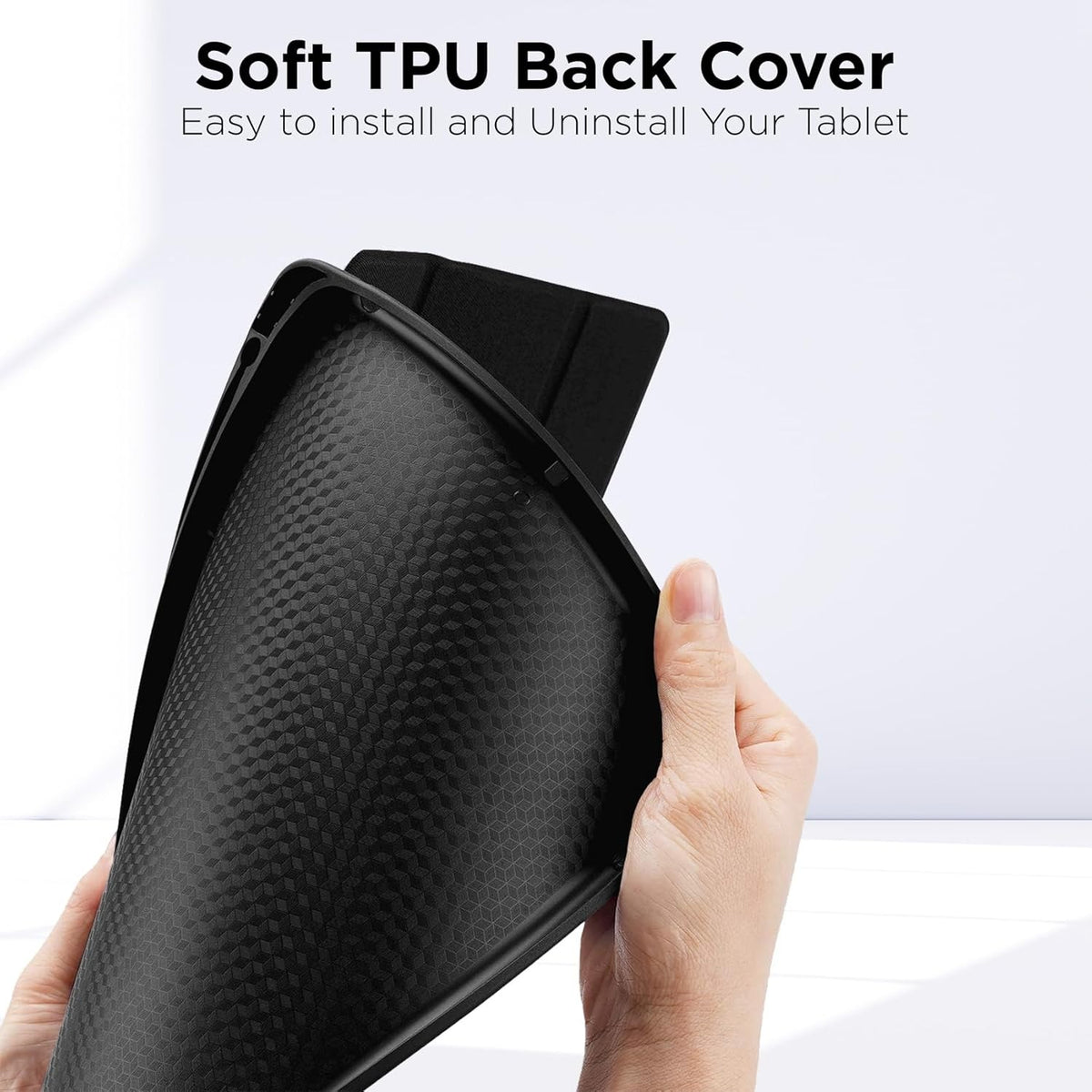 Smart Flexible & Protective Trifold iPad Case with Pencil Holder