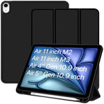 Smart Flexible & Protective Trifold iPad Case with Pencil Holder