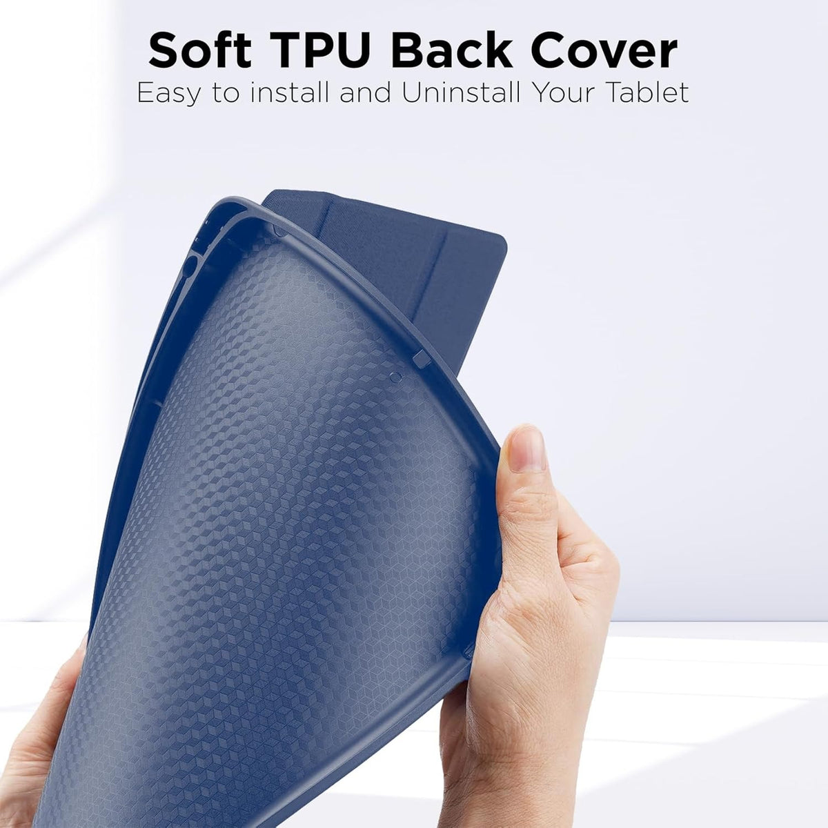Smart Flexible & Protective Trifold iPad Case with Pencil Holder