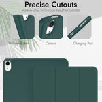 Smart Flexible & Protective Trifold iPad Case with Pencil Holder