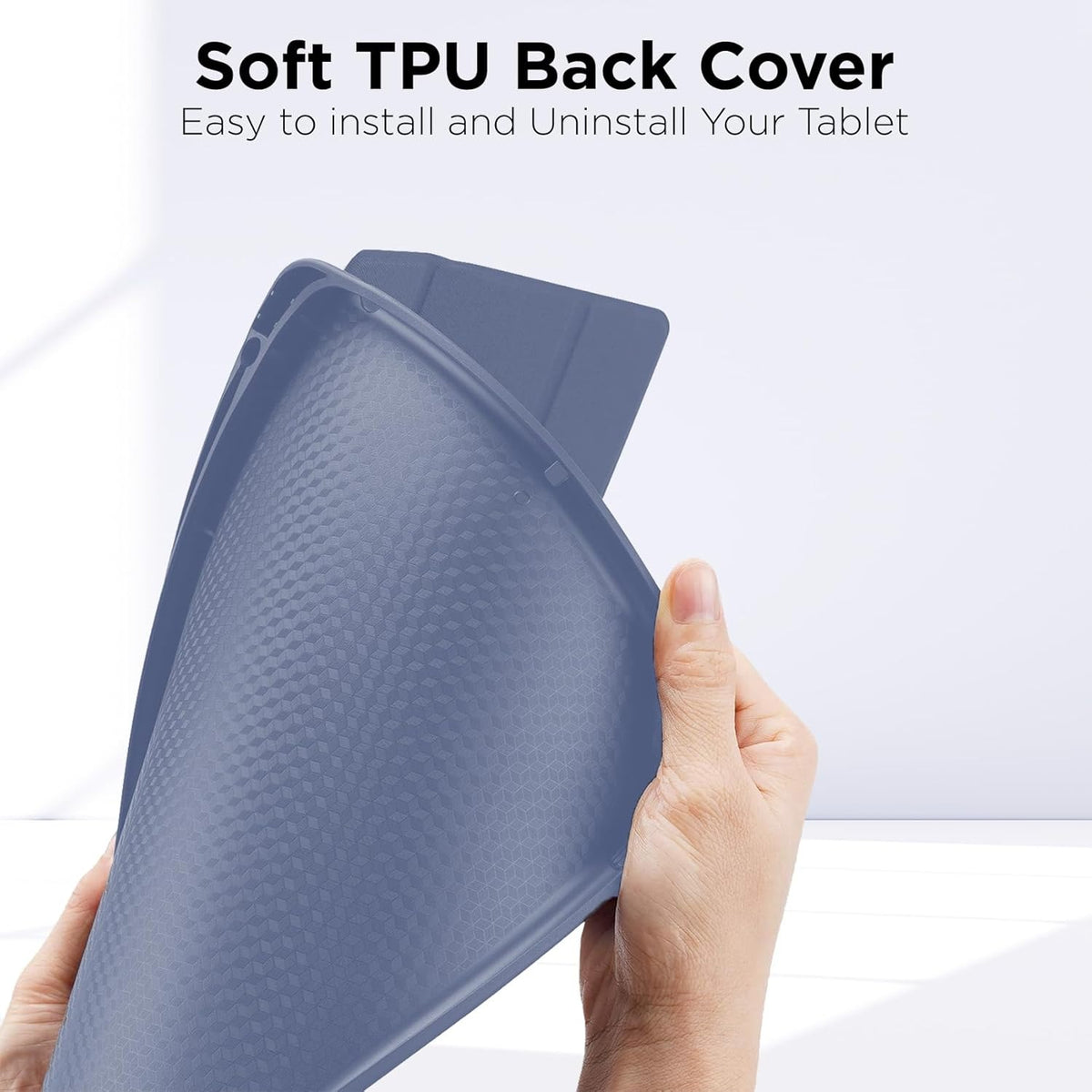 Smart Flexible & Protective Trifold iPad Case with Pencil Holder