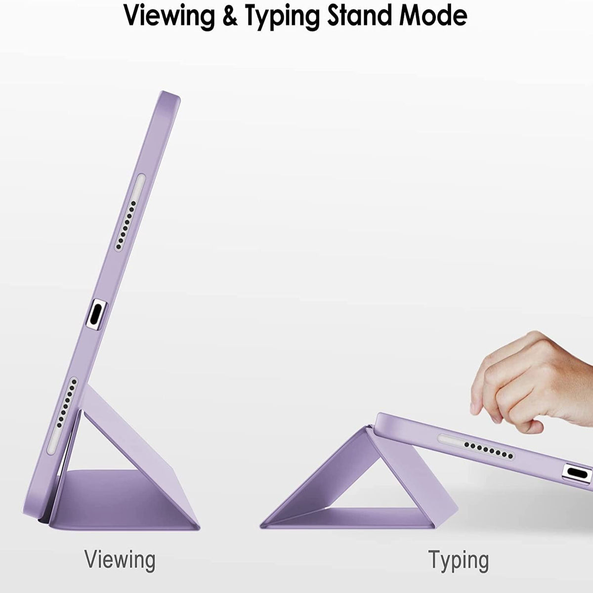 Smart Flexible & Protective Trifold iPad Case with Pencil Holder