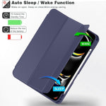 Smart Flexible & Protective Trifold iPad Case with Pencil Holder
