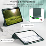 Smart Flexible & Protective Trifold iPad Case with Pencil Holder