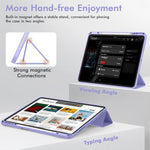 Smart Flexible & Protective Trifold iPad Case with Pencil Holder