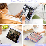 Smart Flexible & Protective Trifold iPad Case with Pencil Holder