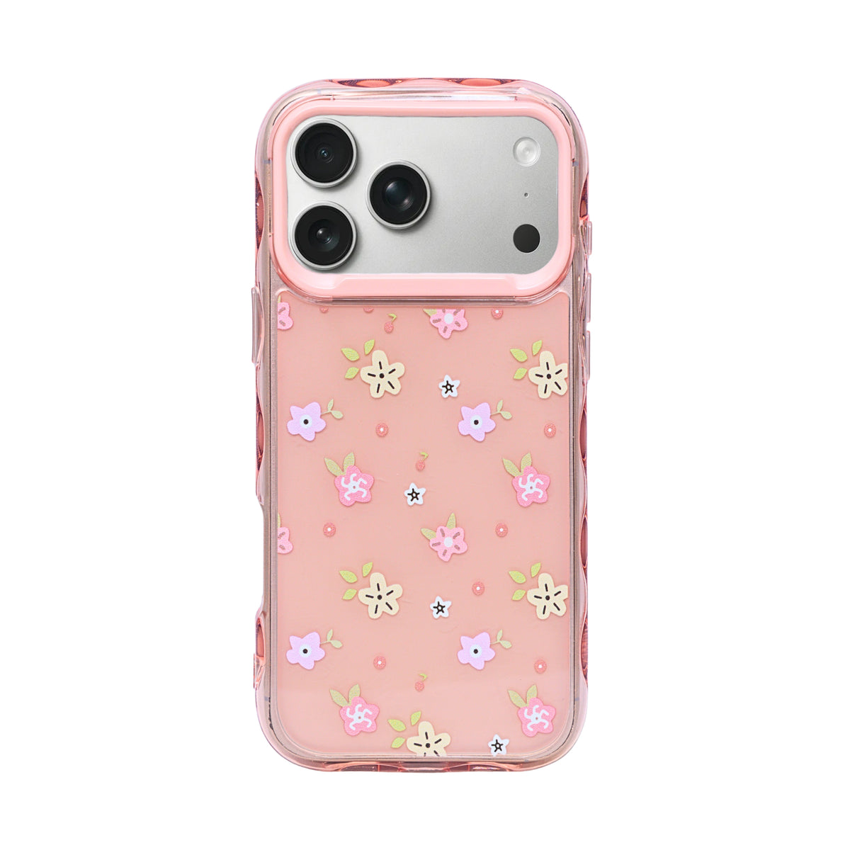 Cute Transparent Wavy Edge Phone Case for iPhone 17 Pro