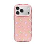 Cute Transparent Wavy Edge Phone Case for iPhone 17 Pro