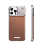 Metal Series Magsafe Leather Case With Titanium Frame