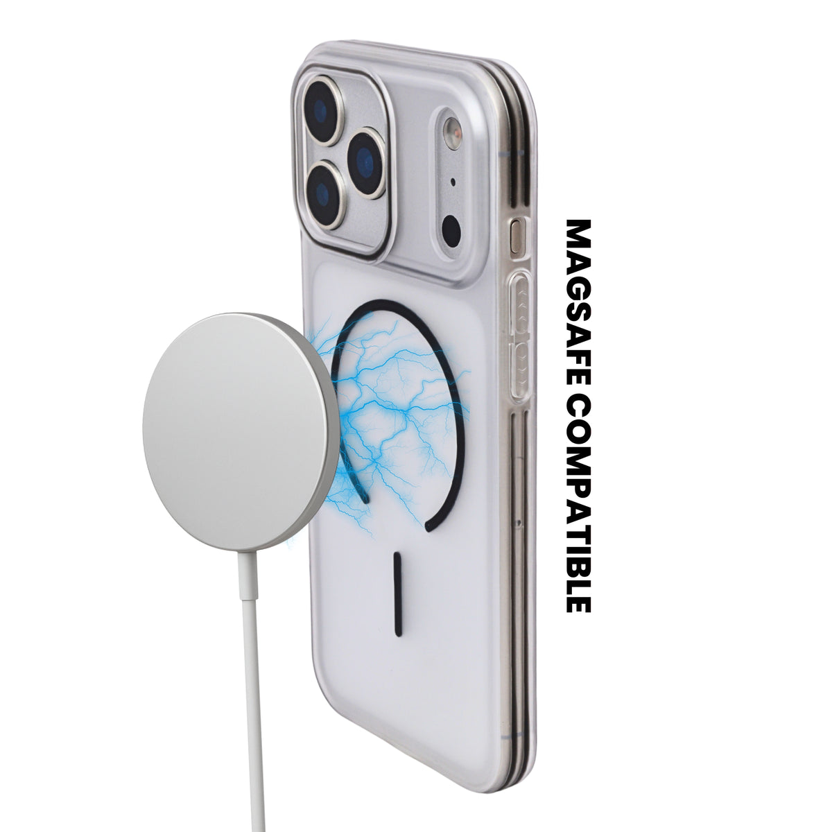 Crystal Clear Shockproof MagSafe Phone Case for iPhone 17 Pro