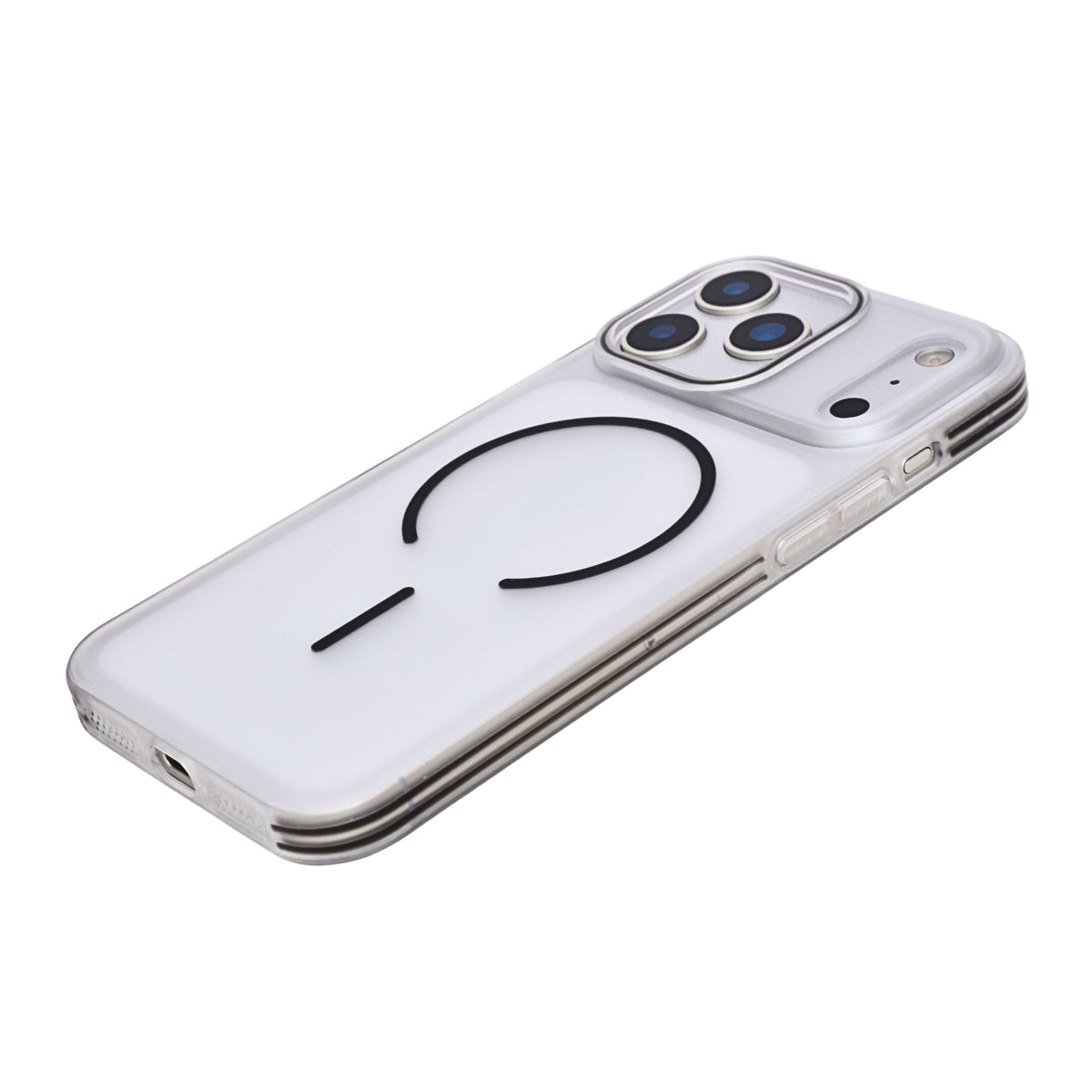 Crystal Clear Shockproof MagSafe Phone Case for iPhone 17 Pro