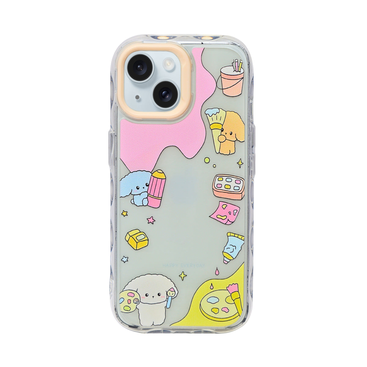 Cute Transparent Wavy Edge Phone Case for iPhone 13/ 14