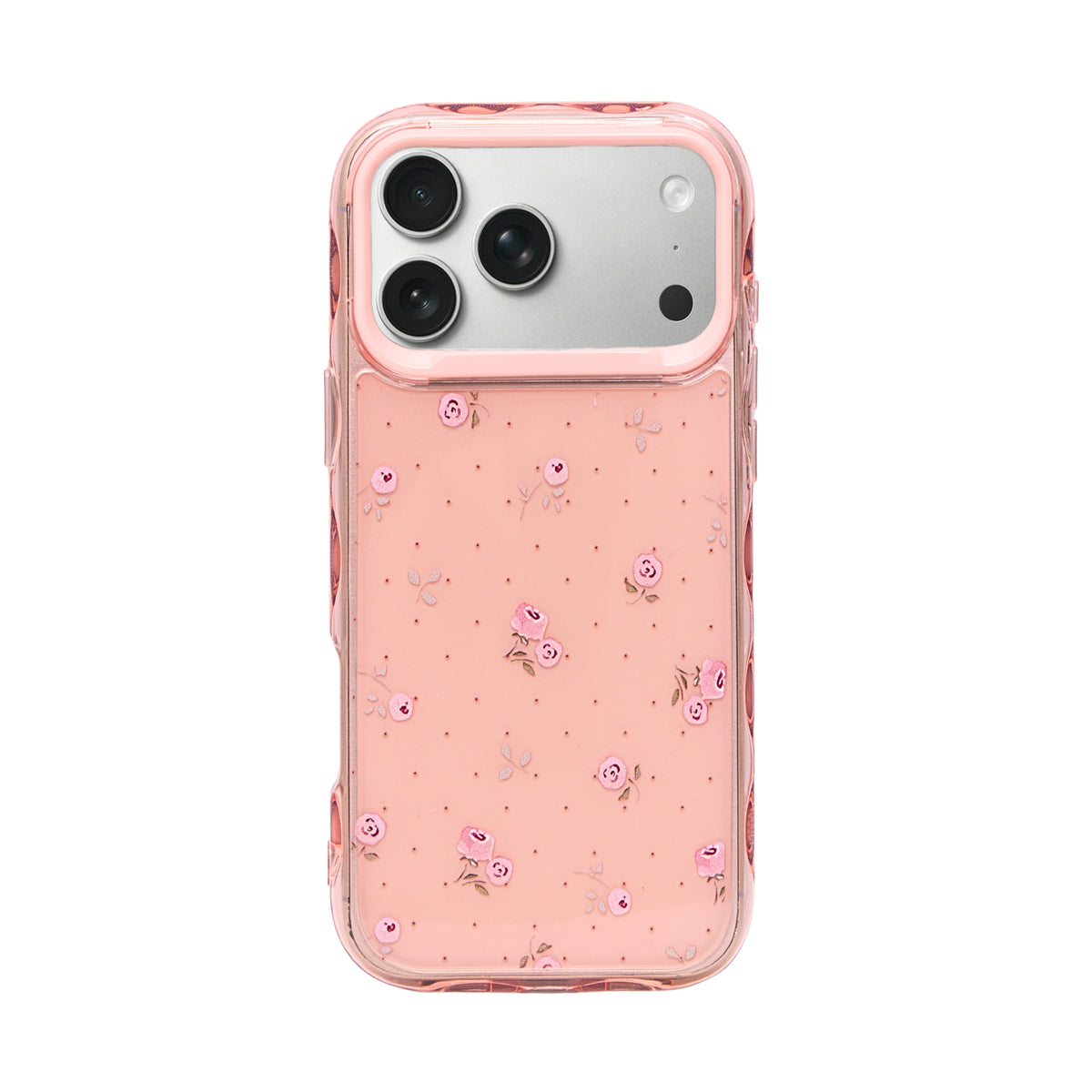 Cute Transparent Wavy Edge Phone Case for iPhone 17 Pro