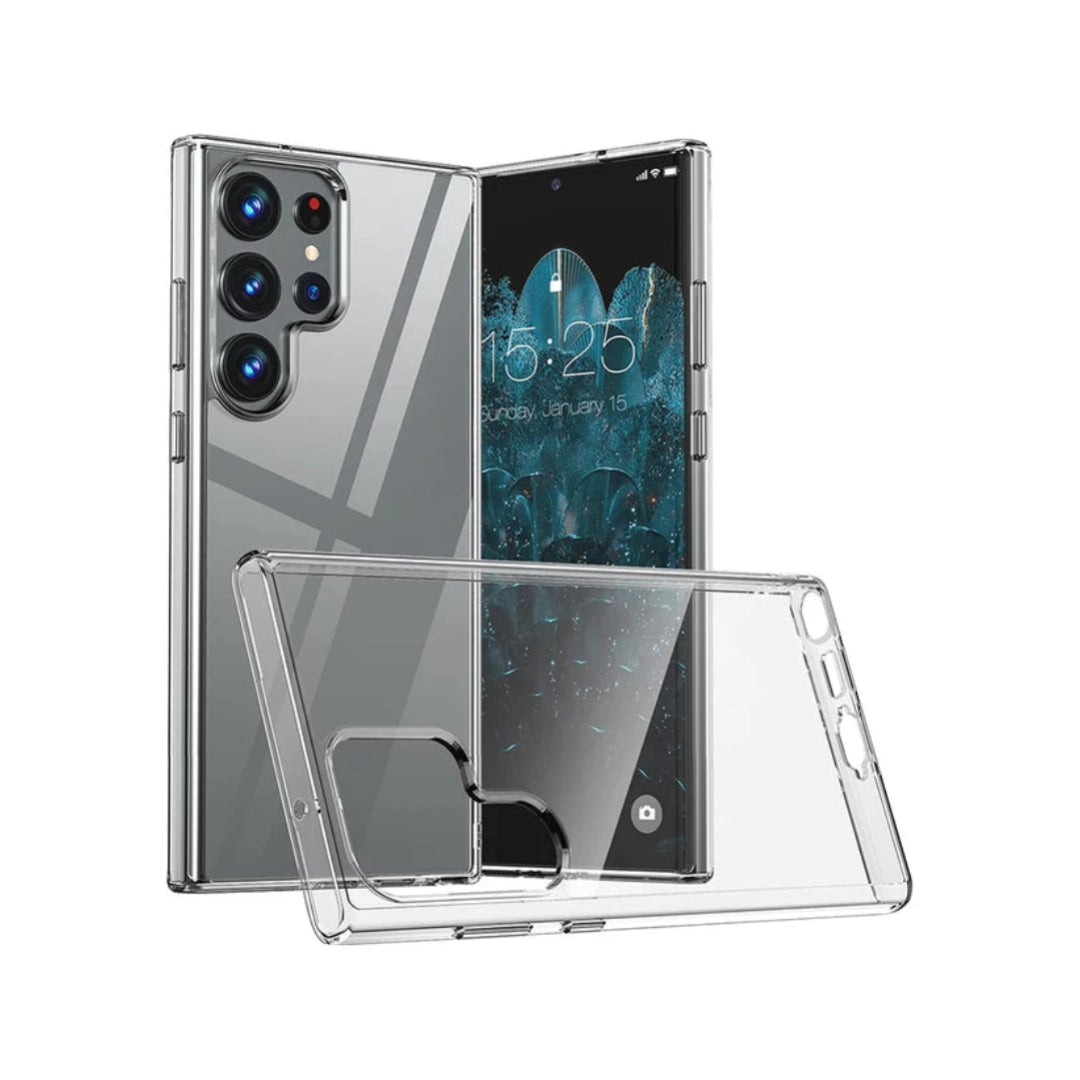 Crystal Clear Slim Design Anti-Yellow Durable Protection Case for Samsung S Series