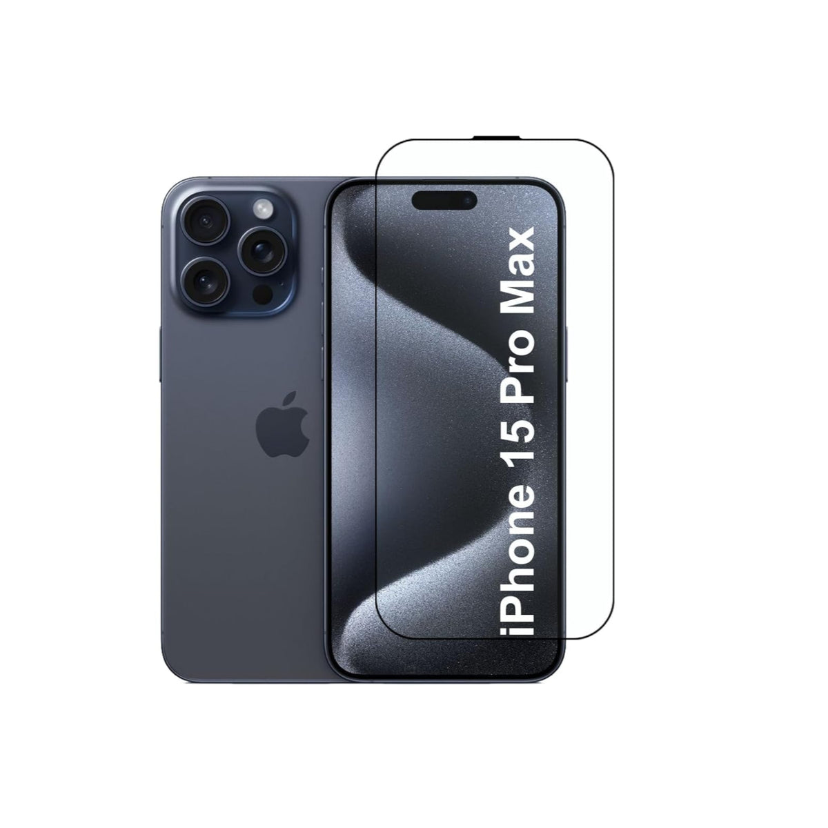 Ultra-Clear Tempered Glass Screen Protector for iPhone 15 Pro Max
