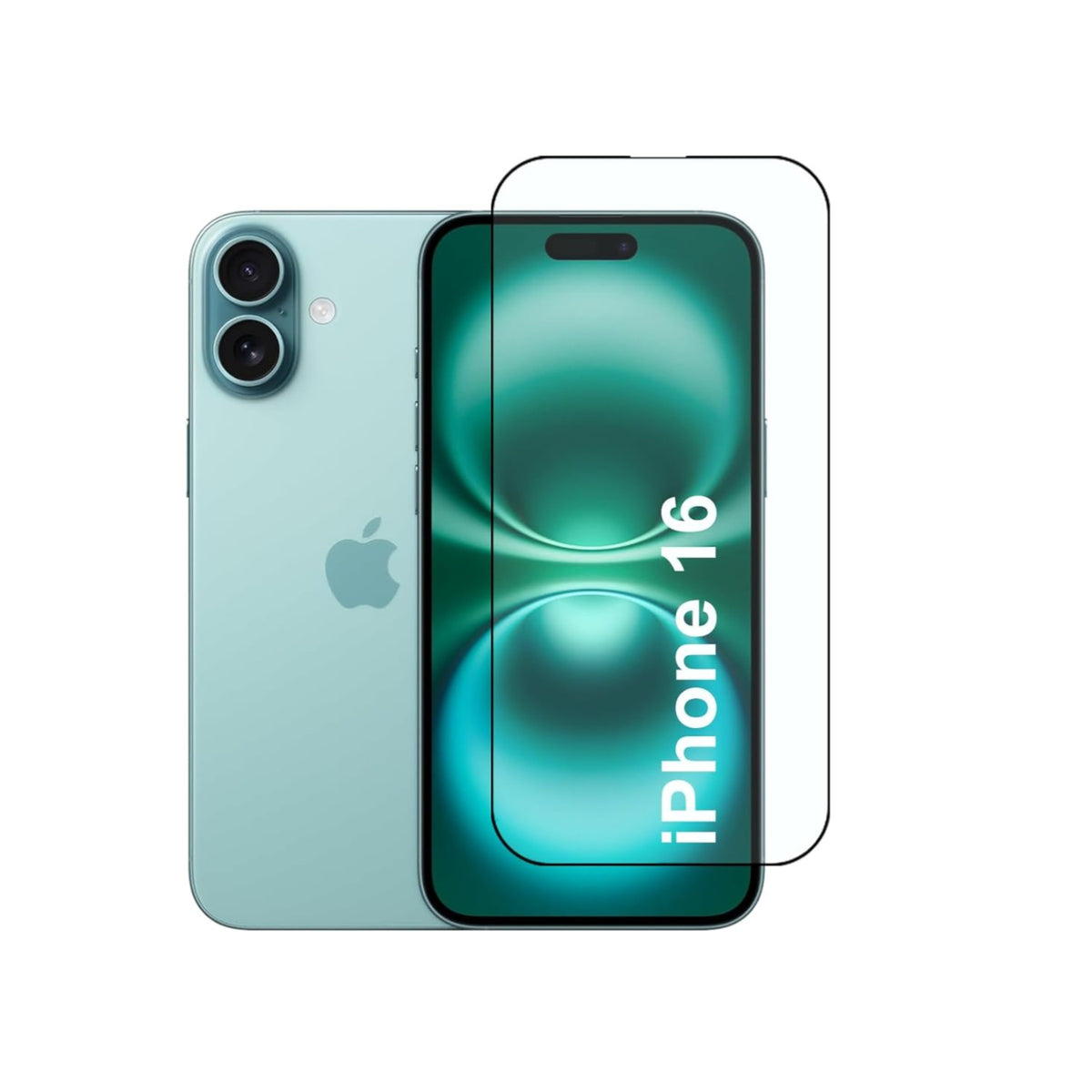 Ultra-Clear Tempered Glass Screen Protector for iPhone 16