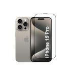 Ultra-Clear Tempered Glass Screen Protector for iPhone 15 Pro