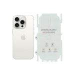 Crystal Clear Flexible Back Side Protector Membrane for iPhone 15 Pro Max